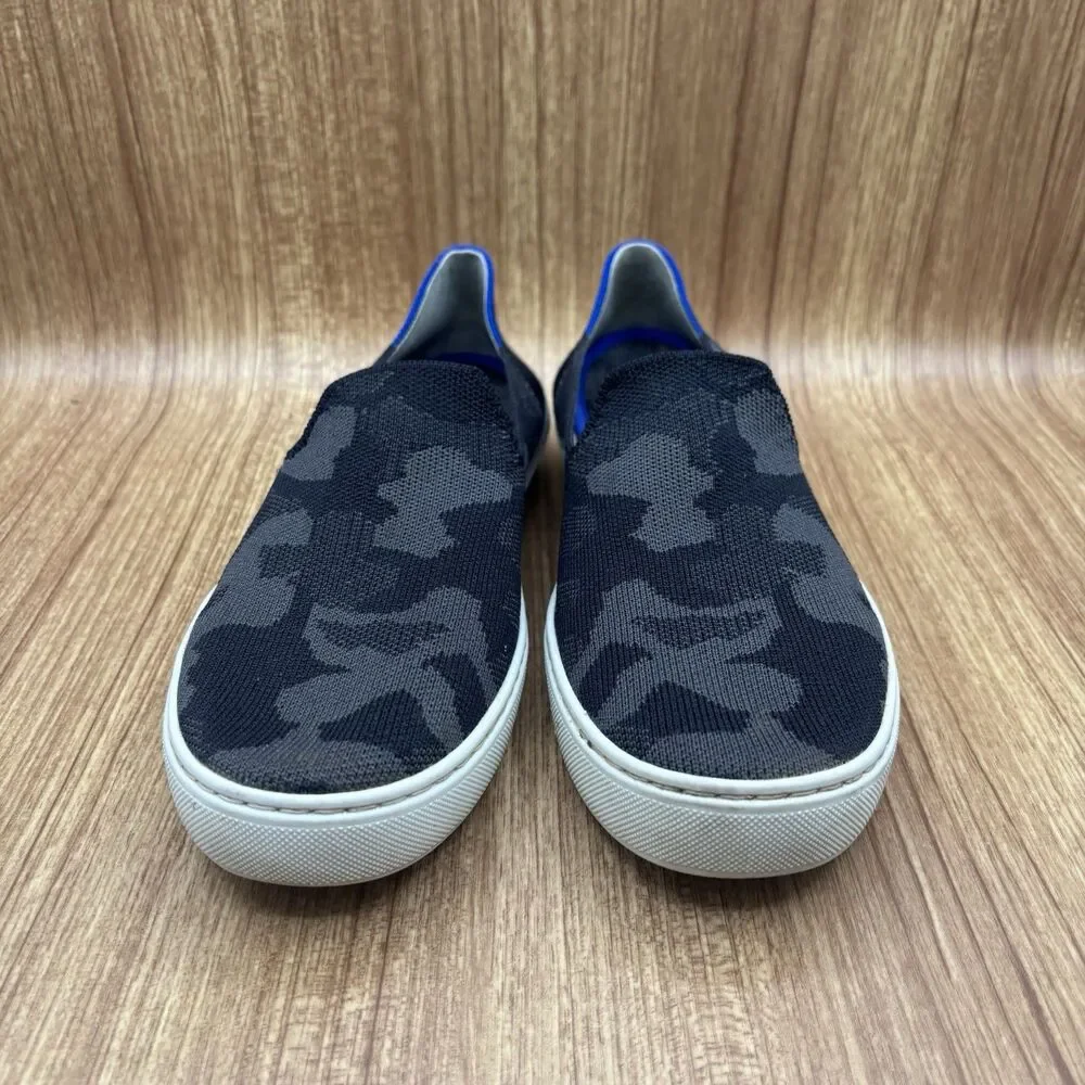 Rothy’s The Original Slip On Sneaker Black Camo Women’s Size‎ 8